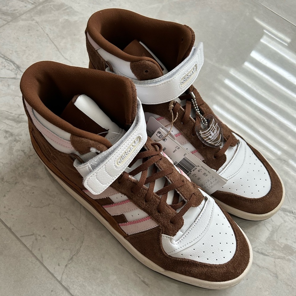 Adidas Forum Mid Men's Shoes Size 12 ‘chocolate to my strawberry' GY6802 Rare